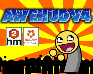 AWEHUDv4 Heads Up DIsplay HUD for HUSNG Poker