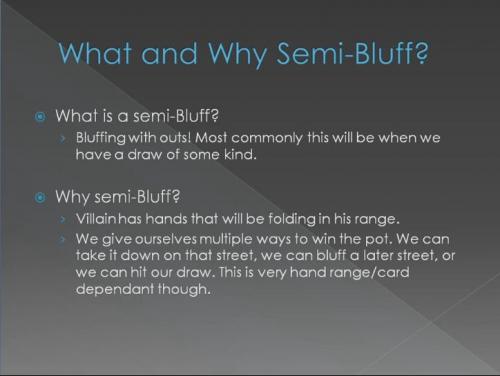 Semi Bluffing in Heads Up SNG Poker semi bluffing in heads up sng poker by mjw006